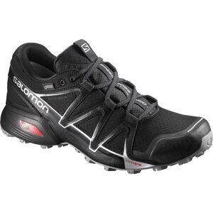 Salomon Speedcross 5 Gore-Tex Hiking Shoes Black/Grey Mens Size New